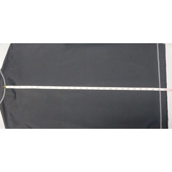 Lands End Mens Large 42-44 Black Athletic Shirt Tee Spandex Blend Lightweight - Picture 11 of 13